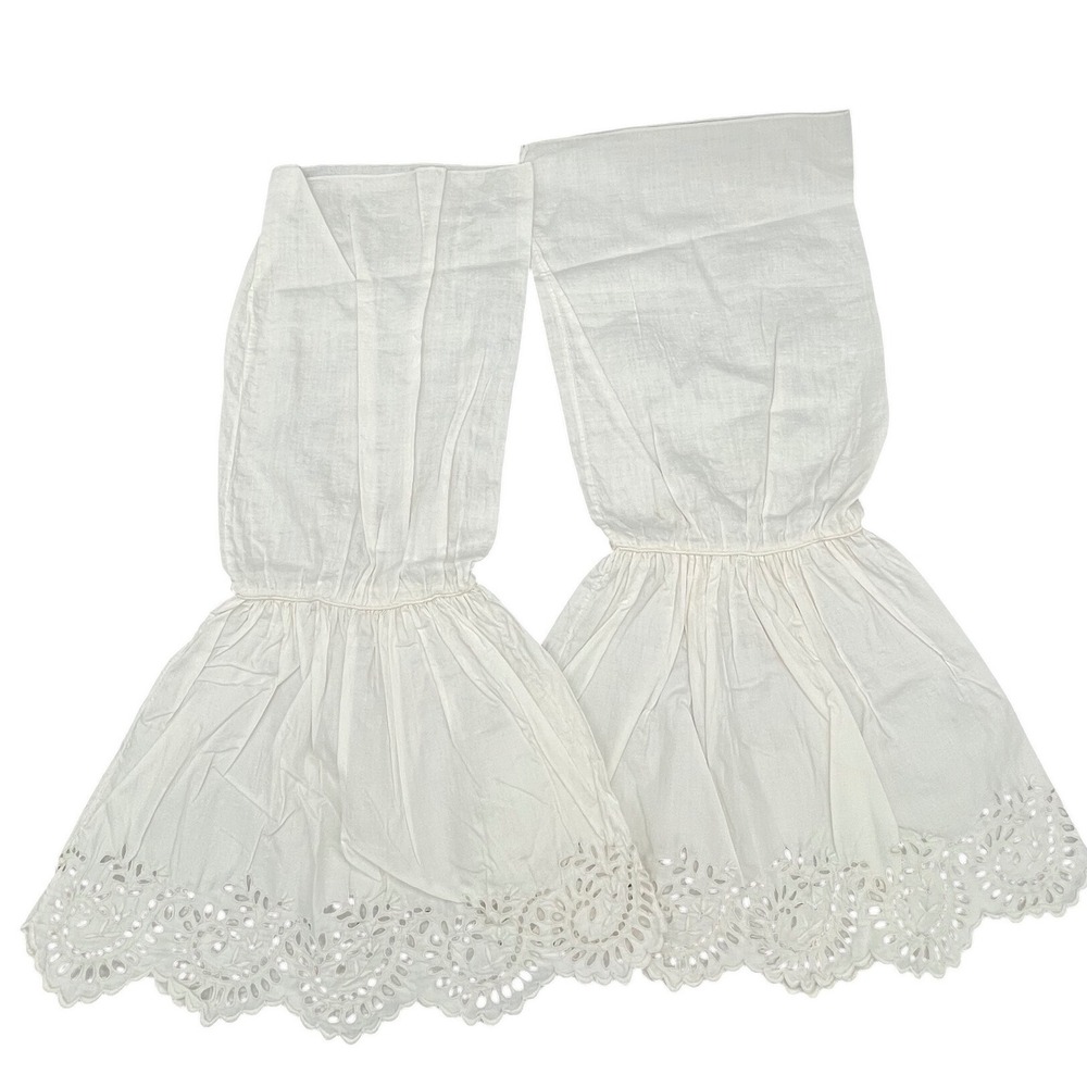 Antique Under Sleeves with‎ Cutwork  Cuffs